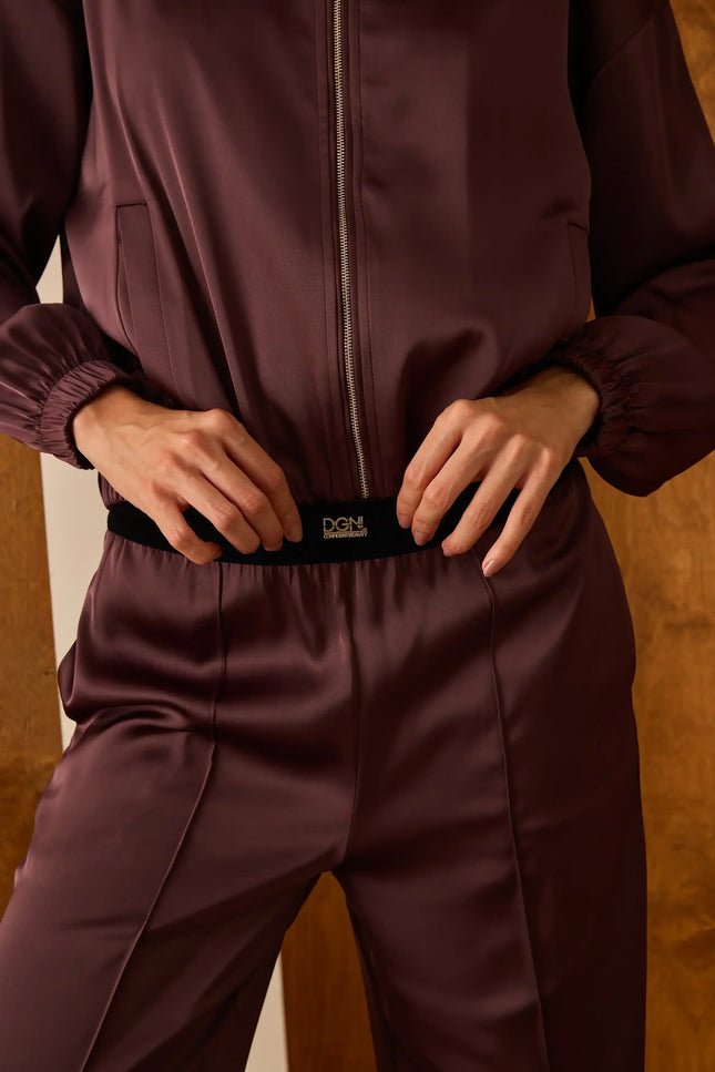 Kahverengi Yüksek Bel Pantolon