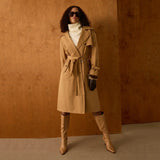 Camel Kuşaklı Trençkot