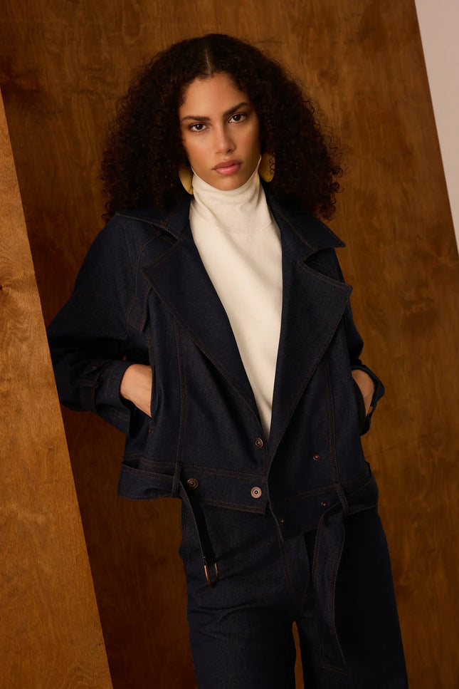 Lacivert Denim Pantolon