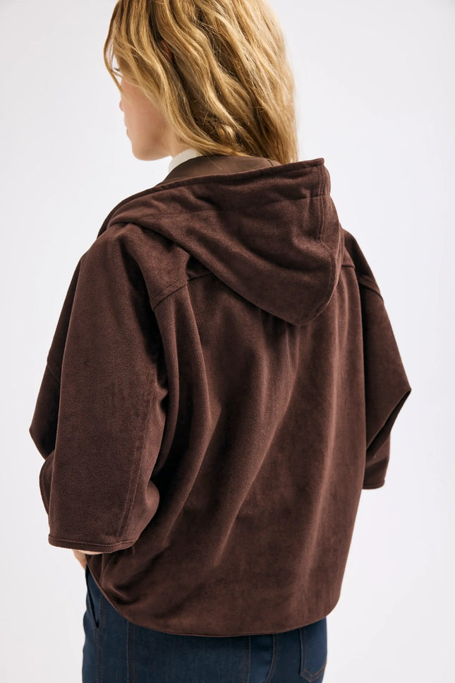 Kahverengi Süet Ceket