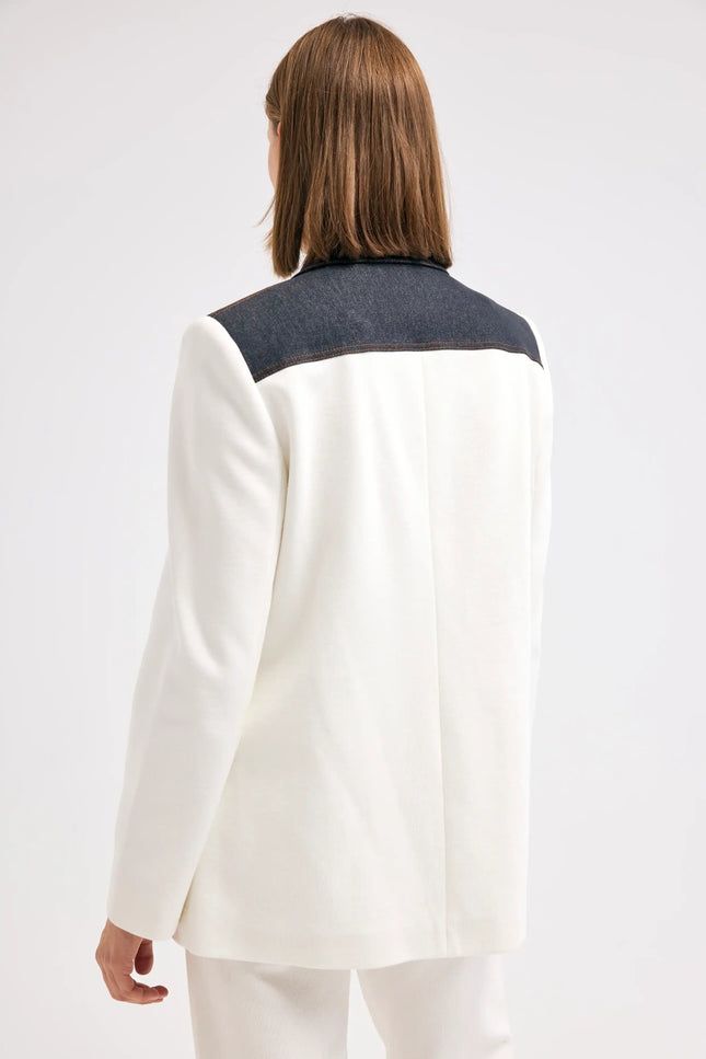 Ceket Pantolon Ekru Takım