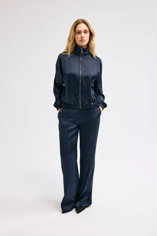 Bol Kesim Lacivert Pantolon