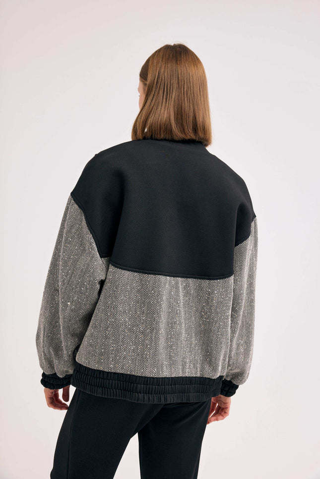 Balıksırtı Siyah Mont