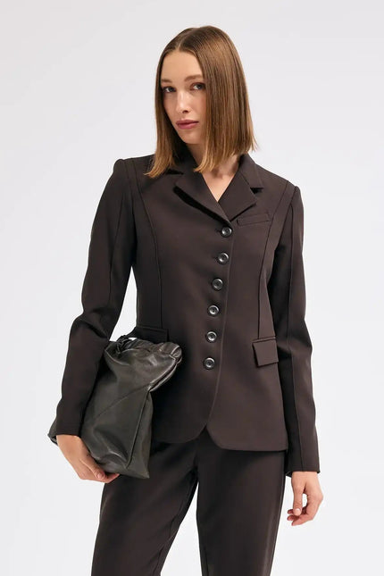 Kahverengi Blazer Ceket