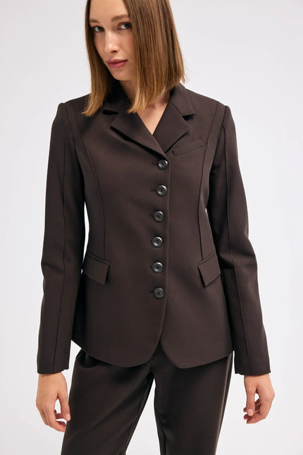 Kahverengi Blazer Ceket