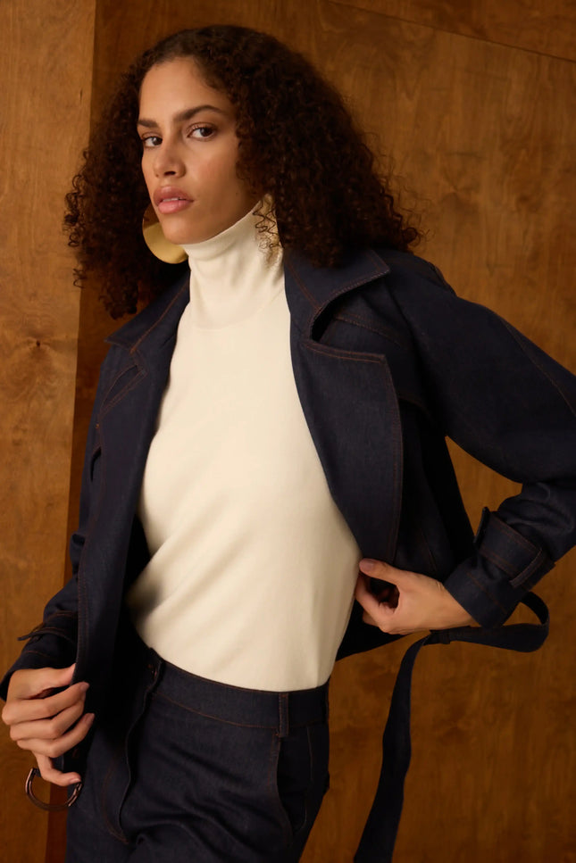 Lacivert Denim Pantolon