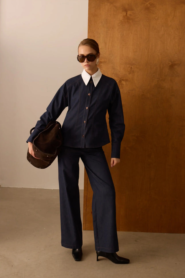 Denim Lacivert Pantolon