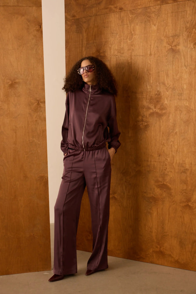 Kahverengi Yüksek Bel Pantolon