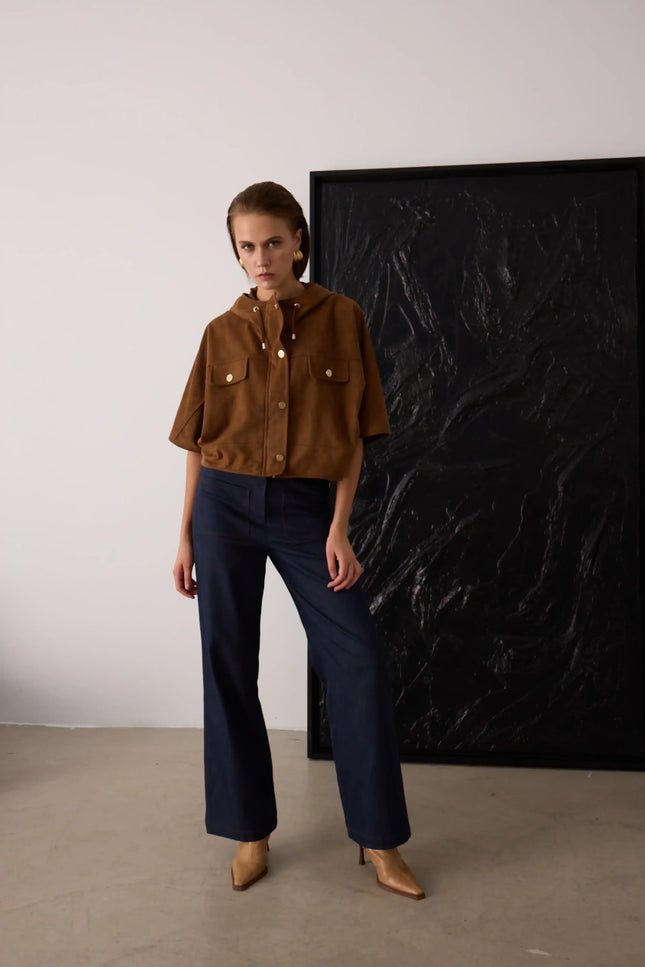 Süet Kahverengi Ceket