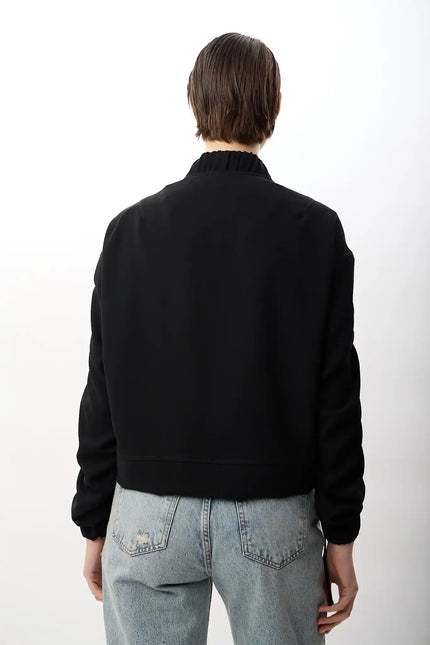 Siyah Bomber Ceket