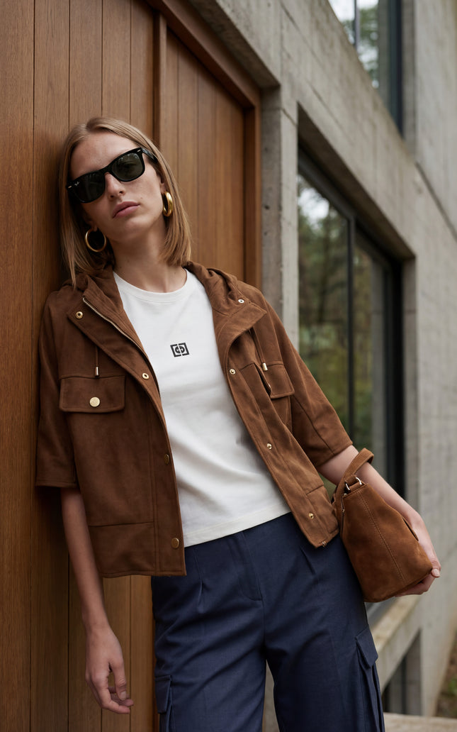 Süet Kahverengi Ceket