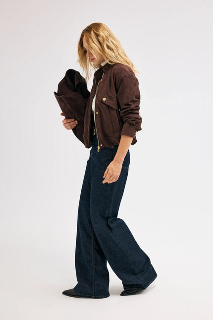 Kahverengi Süet Ceket