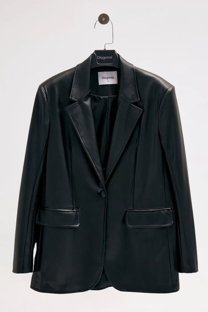 Siyah Deri Ceket