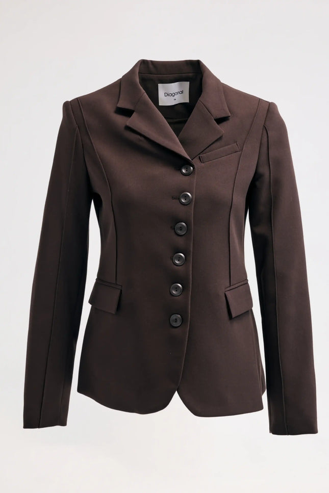 Kahverengi Blazer Ceket