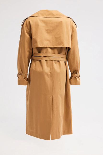 Camel Kuşaklı Trençkot