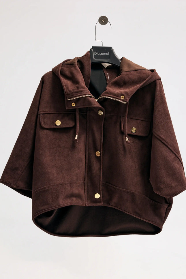 Kahverengi Süet Ceket