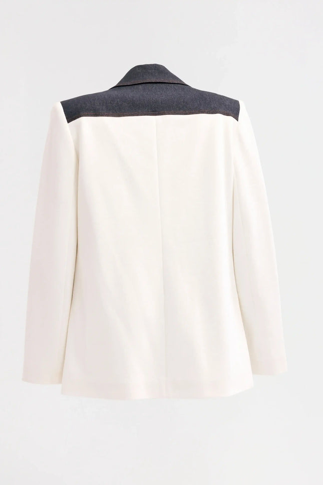 Ceket Pantolon Ekru Takım