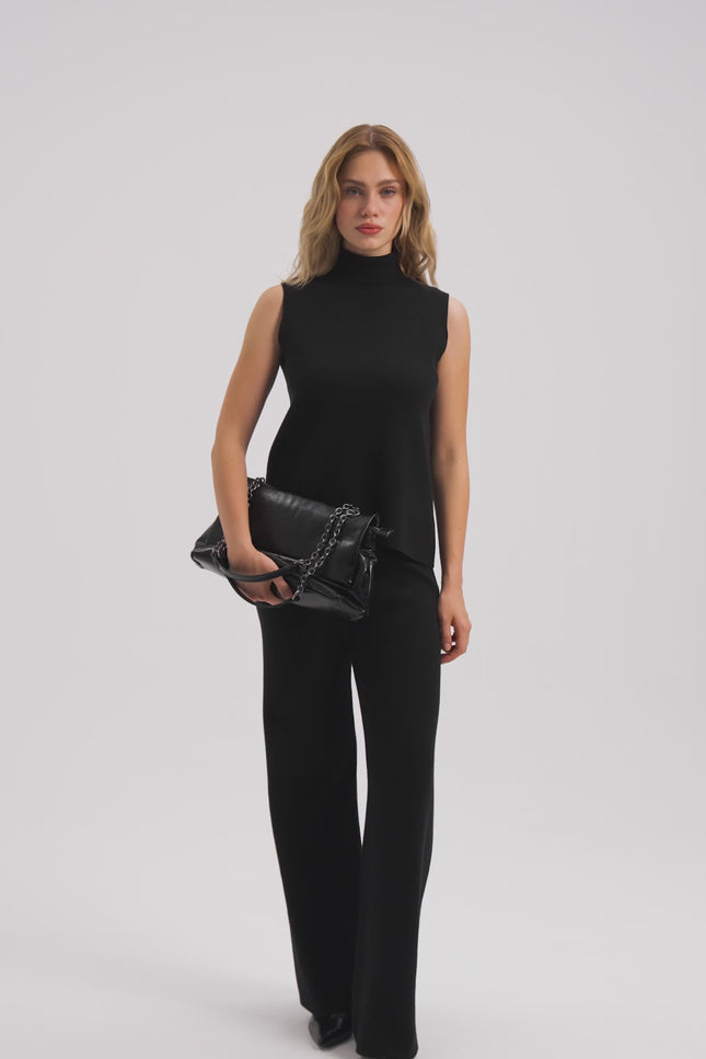 Siyah Triko Pantolon