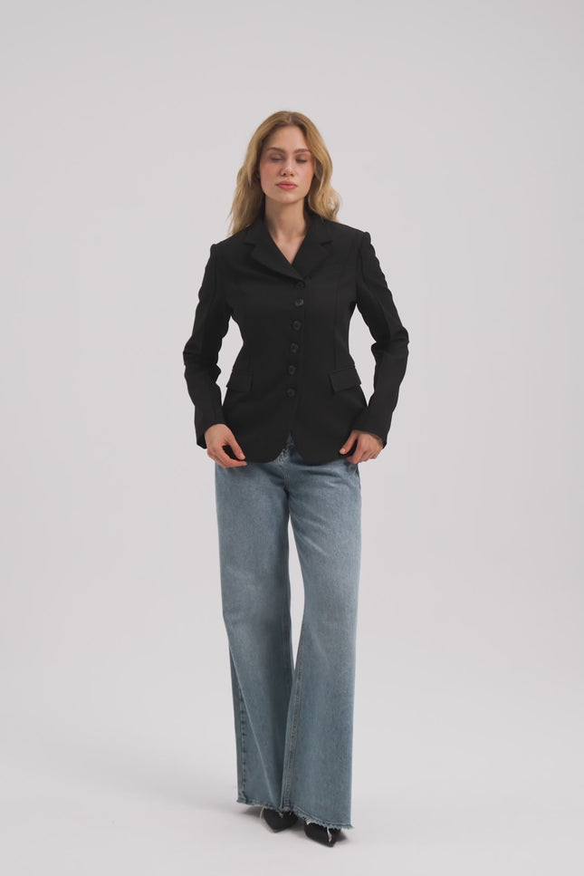 Siyah Blazer Ceket