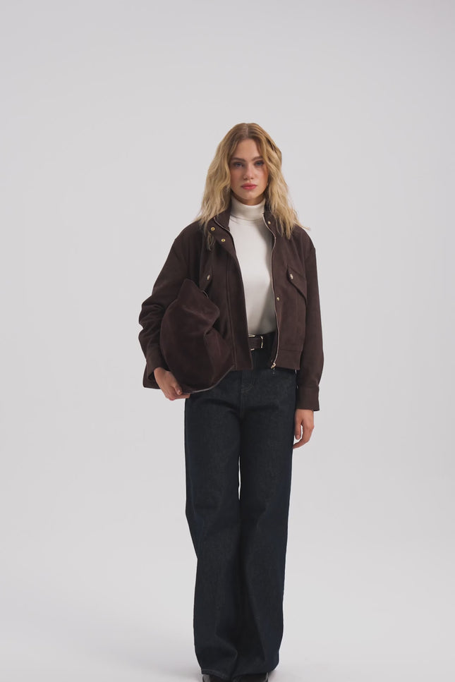 Lacivert Yüksek Bel Denim Pantolon